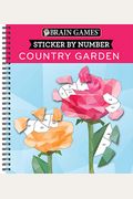 Brain Games - Sticker By Number: Country Garden