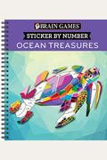 Brain Games - Sticker By Number: Ocean Treasures