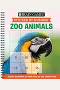 Sticker by Number: Zoo Animals