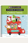 Brain Games - Sticker By Number: Christmas (Kids) [With Sticker(S)]