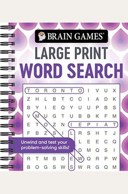 Brain Games - Large Print Word Search (Swirls) Brain Games - Large Print Word Search (Swirls)