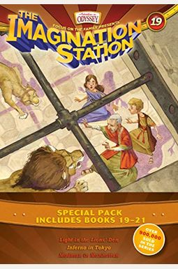Imagination Station Books 3-Pack: Light in the Lions' Den / Inferno in Tokyo / Madman in Manhattan