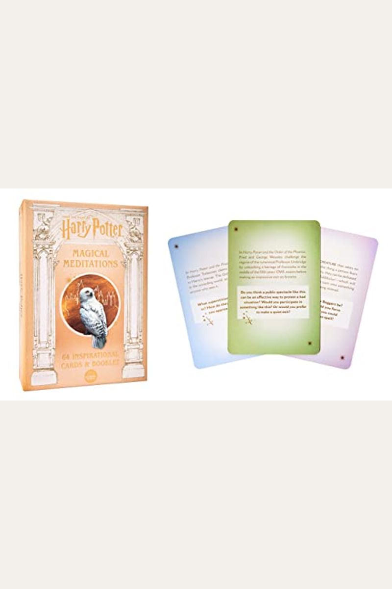 Harry Potter: Magical Meditations: 64 Inspirational Cards Based On The Wizarding World (Harry Potter Inspiration, Gifts For Harry Potter Fans)