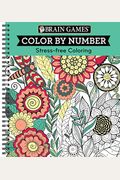 Brain Games - Color by Number: Stress-Free Coloring (Green)