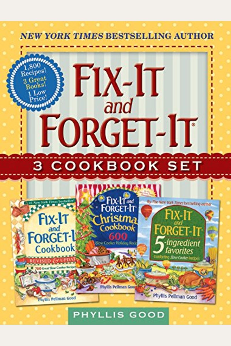 Fix-It And Forget-It Box Set: 3 Slow Cooker Classics In 1 Deluxe Gift Set