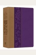 The Kjv Study Bible - Large Print [Violet Floret]