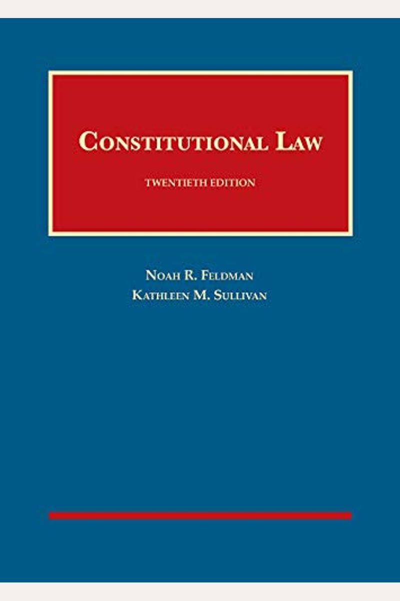 Law In A Flash Cards: Constitutional Law