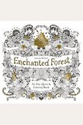 Enchanted Forest: An Inky Quest And Coloring Book (Activity Books, Mindfulness And Meditation, Illustrated Floral Prints)