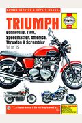 Triumph Bonneville, T100, Speedmaster, America, Thruxton & Scrambler '01 To '15