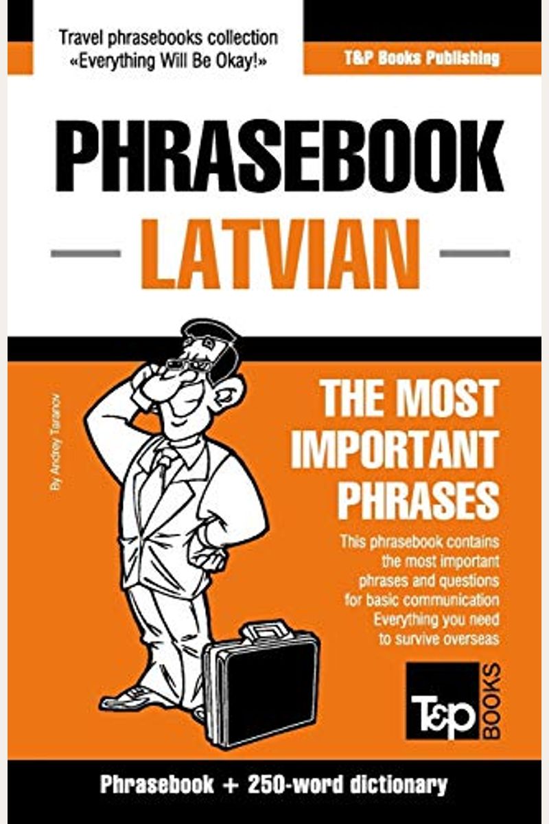 Buy EnglishLatvian Phrasebook & 250Word Mini Dictionary Book By