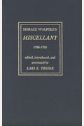 Horace Walpole's Miscellany 1786-1795: Volume 188