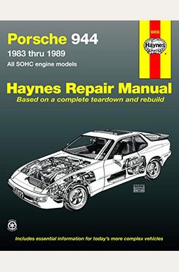 Porsche 944 1983 Thru 1989 All Sohc Engine Models Porsche 944 1983 Thru 1989 All Sohc Engine Models