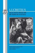 Lucretius: Selections from the de Rerum Natura