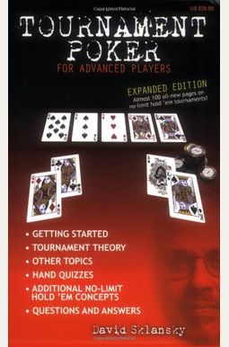 Tournament Poker For Advanced Players Tournament Poker For Advanced Players