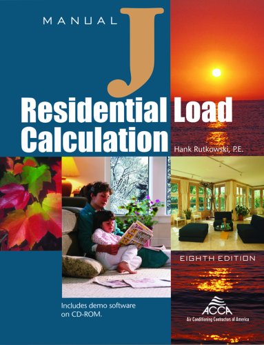 Buy Manual J Residential Load Calculation (8th Edition - Full) Book By ...