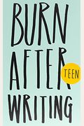 Burn After Writing Teen. New Edition