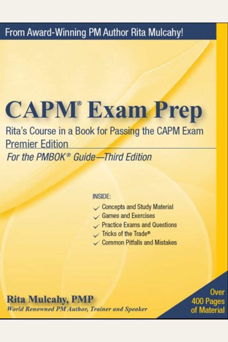 Buy Capm Exam Prep, Premier Edition Rita