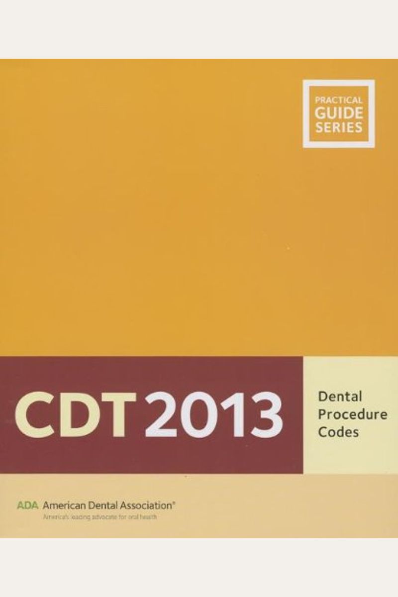 Buy CDT Dental Procedure Codes [With CDROM] (Practical Guide Series