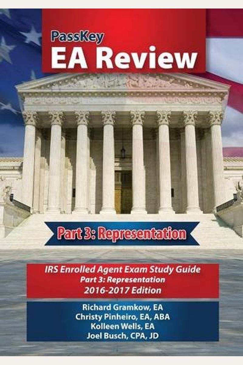 Buy Passkey Ea Review, Part 3 Representation, Irs Enrolled Agent Exam