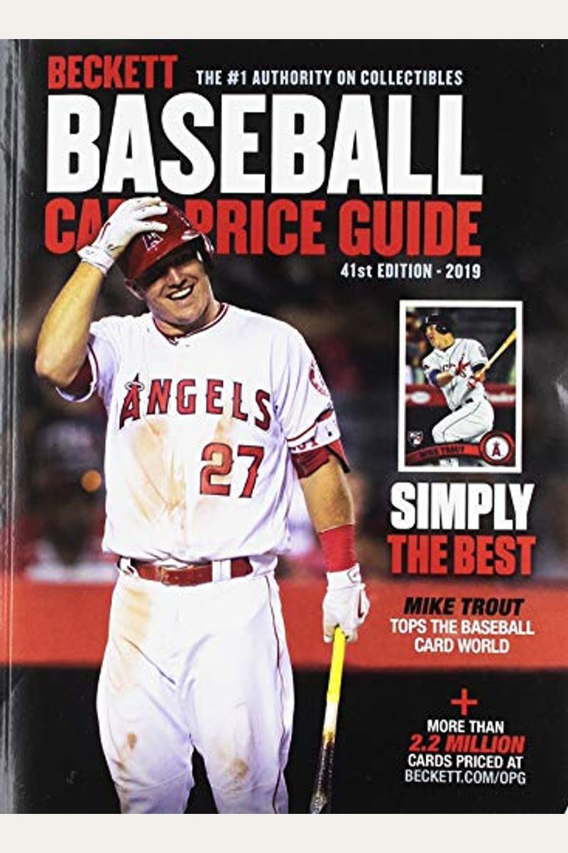 Buy Beckett Baseball Price Guide 41 Book By Beckett Media