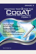 Practice Test 2 For The Cogat - Form 7 - Grade 3 (Level 9): Cogat - Grade 3: Cogat - Grade 3