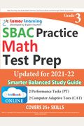 Sbac Test Prep: 3rd Grade Math Common Core Practice Book And Full-Length Online Assessments: Smarter Balanced Study Guide With Perform