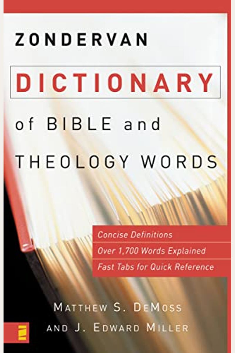 Buy Zondervan Dictionary Of Bible And Theology Words Book By Matthew S