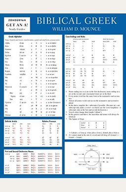 Biblical Greek Laminated Sheet Biblical Greek Laminated Sheet