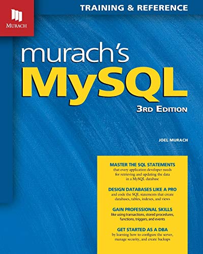 Buy Murach's Mysql (3rd Edition) Book By: Joel Murach