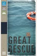 NIV, Great Rescue Bible, Imitation Leather, Blue/Tan: Discover Your Part in God's Plan