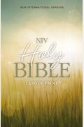 Niv, Holy Bible, Larger Print, Paperback