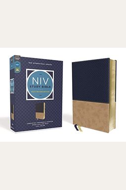 NIV Study Bible, Fully Revised Edition, Leathersoft, Navy/Tan, Red Letter, Comfort Print NIV Study Bible, Fully Revised Edition, Leathersoft, Navy/Tan, Red Letter, Comfort Print