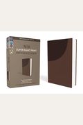 Niv, Super Giant Print Reference Bible, Imitation Leather, Brown, Red Letter Edition
