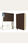 Niv, Journal The Word Bible, Imitation Leather, Brown, Red Letter Edition, Comfort Print: Reflect, Take Notes, Or Create Art Next To Your Favorite Ver