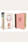 Niv, Journal The Word Bible For Women, Leathersoft, Pink, Red Letter Edition, Comfort Print: 500+ Prompts To Encourage Journaling And Reflection
