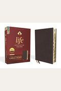 Niv, Life Application Study Bible, Third Edition, Large Print, Bonded Leather, Burgundy, Indexed, Red Letter Edition