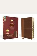 Niv, Life Application Study Bible, Third Edition, Large Print, Leathersoft, Brown, Indexed, Red Letter Edition