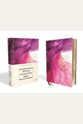 Niv, Artisan Collection Bible, Cloth Over Board, Pink, Art Gilded Edges, Red Letter Edition, Comfort Print