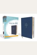 Niv, Bible For Teens, Thinline Edition, Leathersoft, Blue, Red Letter Edition, Comfort Print