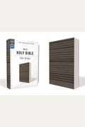 Niv, Holy Bible For Boys, Soft Touch Edition, Leathersoft, Gray, Comfort Print