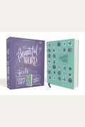 Niv, Beautiful Word Coloring Bible For Girls Pencil/Sticker Gift Set, Updated, Leathersoft Over Board, Teal, Comfort Print: 600+ Verses To Color