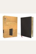 Kjv, Thompson Chain-Reference Bible, Handy Size, Bonded Leather, Black, Red Letter