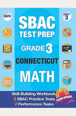 Buy Sbac Test Prep Grade 3 Connecticut: Workbook & 2 Sbac Practice ...