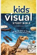 Niv, Kids' Visual Study Bible, Leathersoft, Teal, Full Color Interior: Explore The Story Of The Bible---People, Places, And History