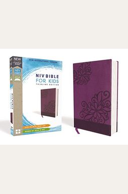 Niv, Bible For Kids, Leathersoft, Tan, Red Letter, Comfort Print: Thinline Edition Niv, Bible For Kids, Leathersoft, Tan, Red Letter, Comfort Print: Thinline Edition