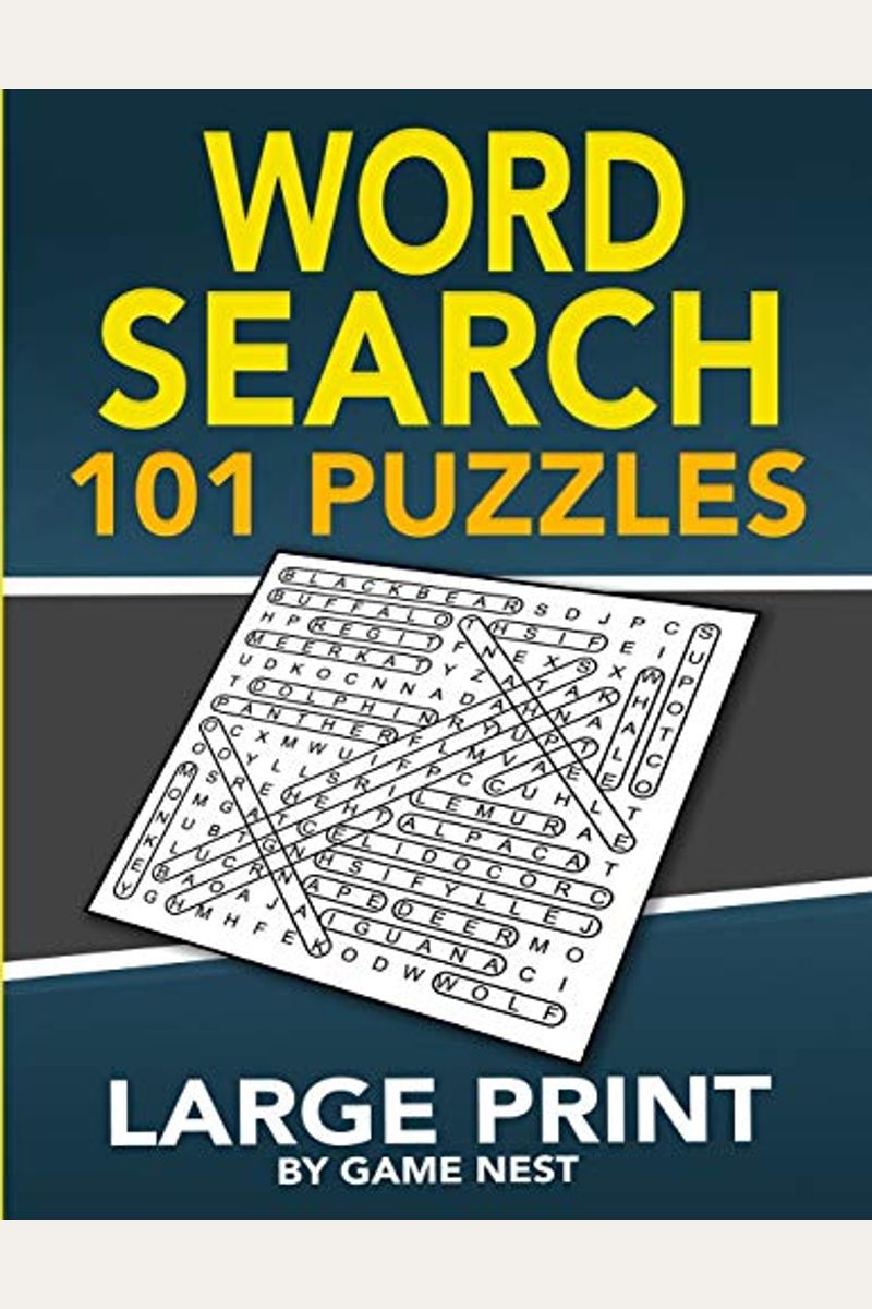 Buy Word Search 101 Puzzles Large Print Fun & Challenging Puzzle Games