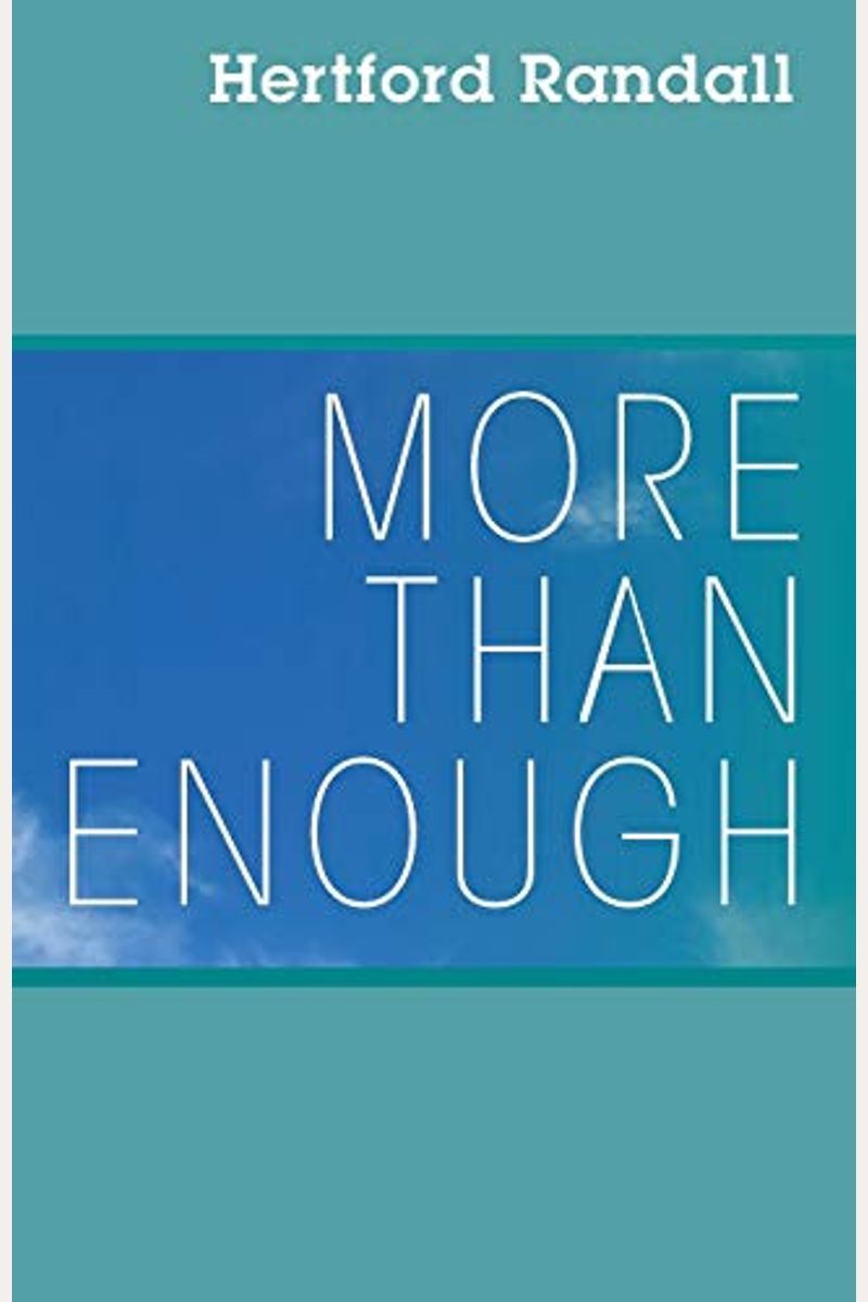 Buy More Than Enough Book By: Hertford Randall