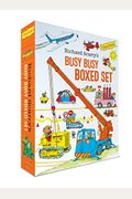 Richard Scarry's Busy Busy Boxed Set: Busy Busy Airport; Busy Busy Cars and Trucks; Busy Busy Construction Site; Busy Busy Farm