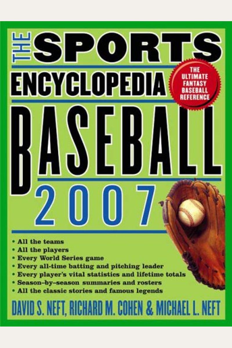 Buy The Sports Encyclopedia Baseball Book By David S Neft