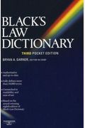 Black's Law Pocket Dictionary